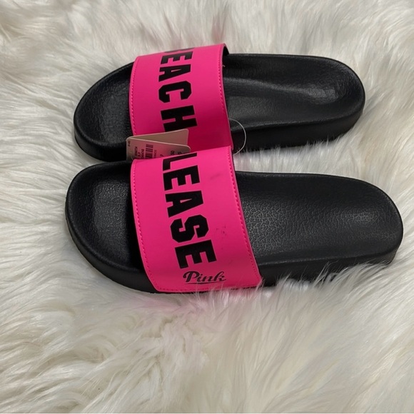 Victoria's Secret Pink Cross Slides. Size 5-6 Small. NWT - Picture 8 of 13